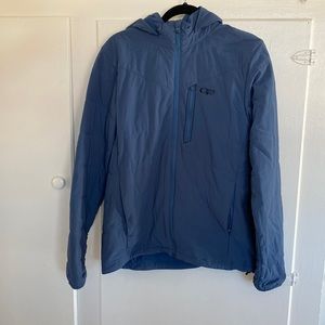 Mens winter ferrosi jacket in dusty blue size M. Lightly worn.